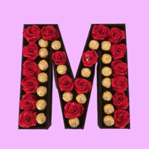 Letra de rosas y chocolate